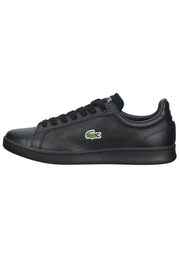 Lacoste Sneaker Leder/Textil Schwarz/Schwarz