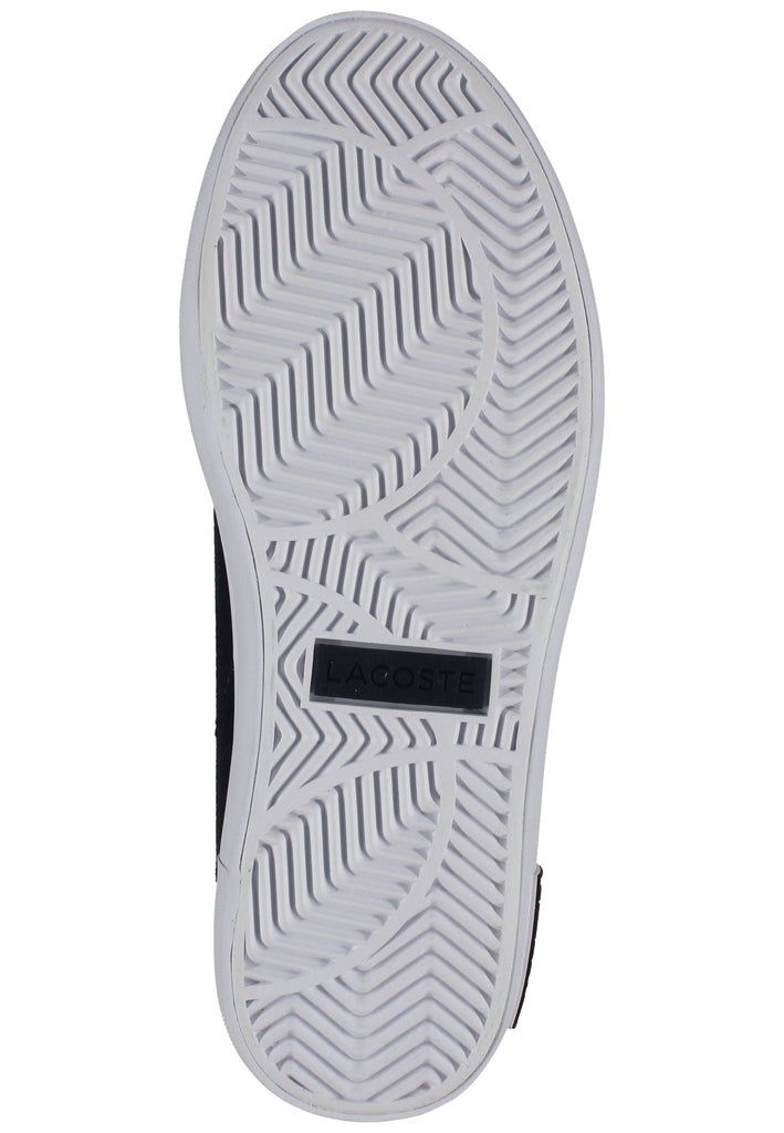 Lacoste Sneaker Leder/Textil Schwarz/Weiß