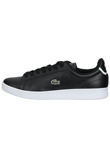 Lacoste Sneaker Leder/Textil Schwarz/Weiß