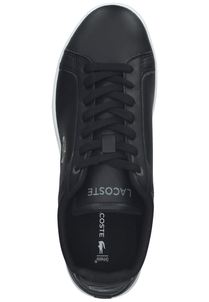 Lacoste Sneaker Leder/Textil Schwarz/Weiß