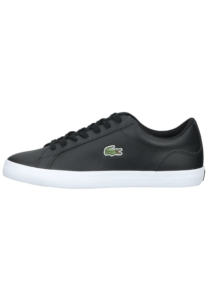 Lacoste Sneaker Leder/Textil Schwarz/Weiß