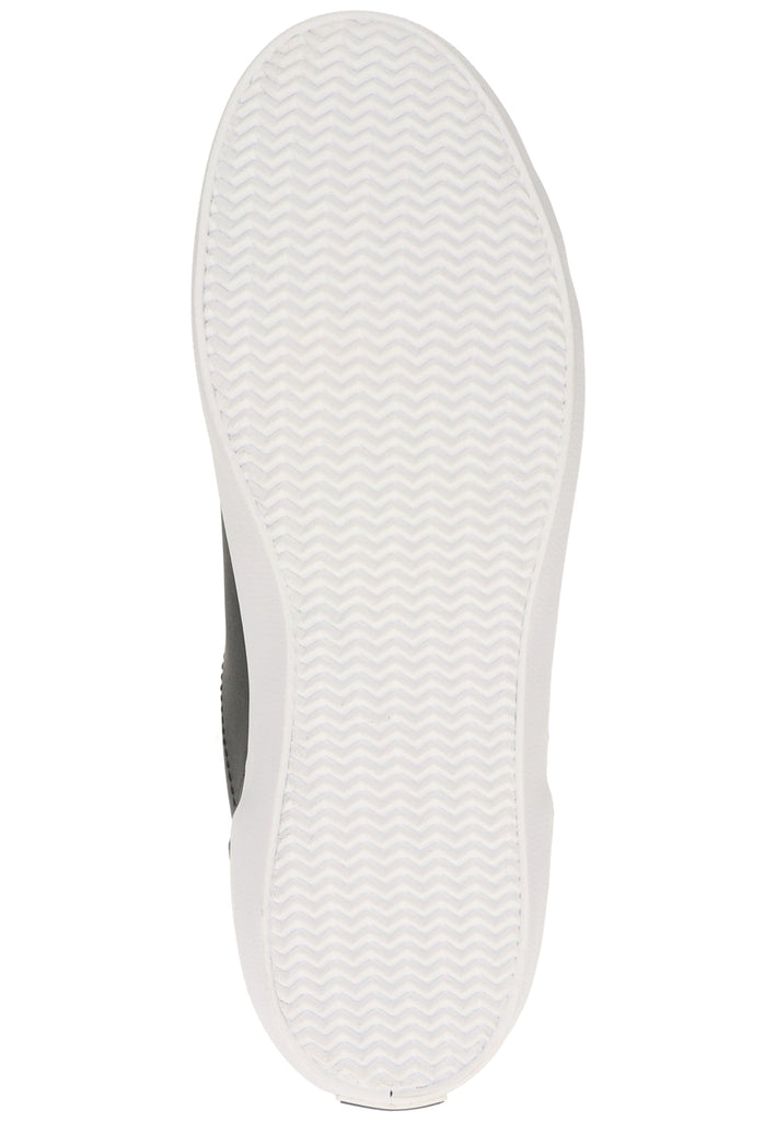 Lacoste Sneaker Leder/Textil Schwarz/Weiß