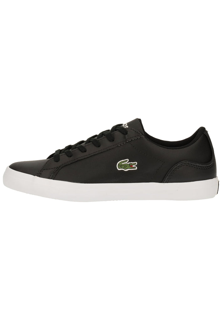 Lacoste Sneaker Leder/Textil Schwarz/Weiß