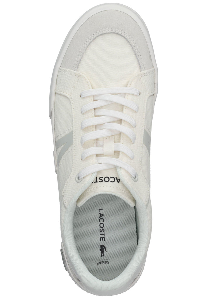 Lacoste Sneaker Leder/Textil Weiß