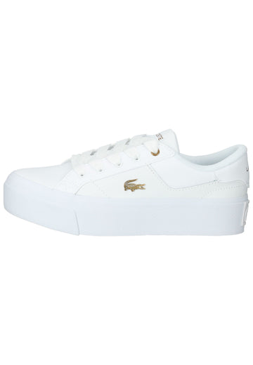 Lacoste Sneaker Leder/Textil Weiß