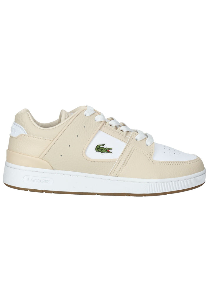 Lacoste Sneaker Leder/Textil Weiß/Beige