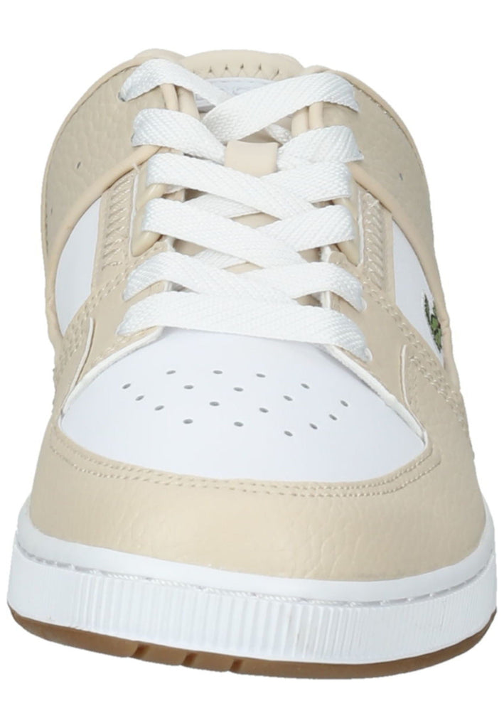 Lacoste Sneaker Leder/Textil Weiß/Beige