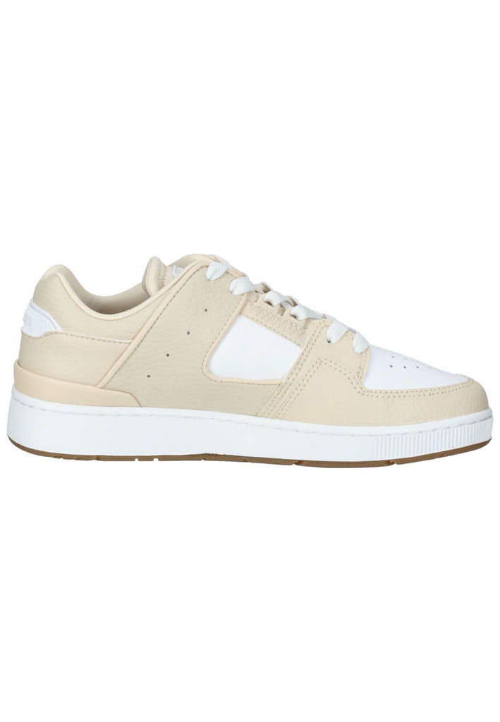Lacoste Sneaker Leder/Textil Weiß/Beige