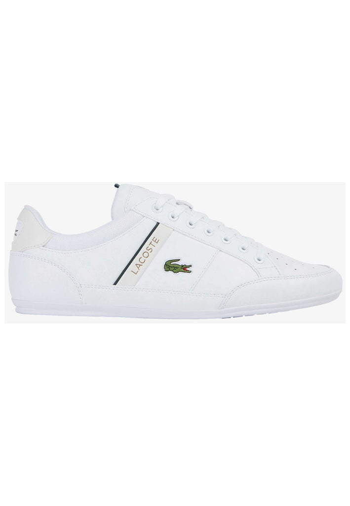 Lacoste Sneaker Leder/Textil Weiß/Beige