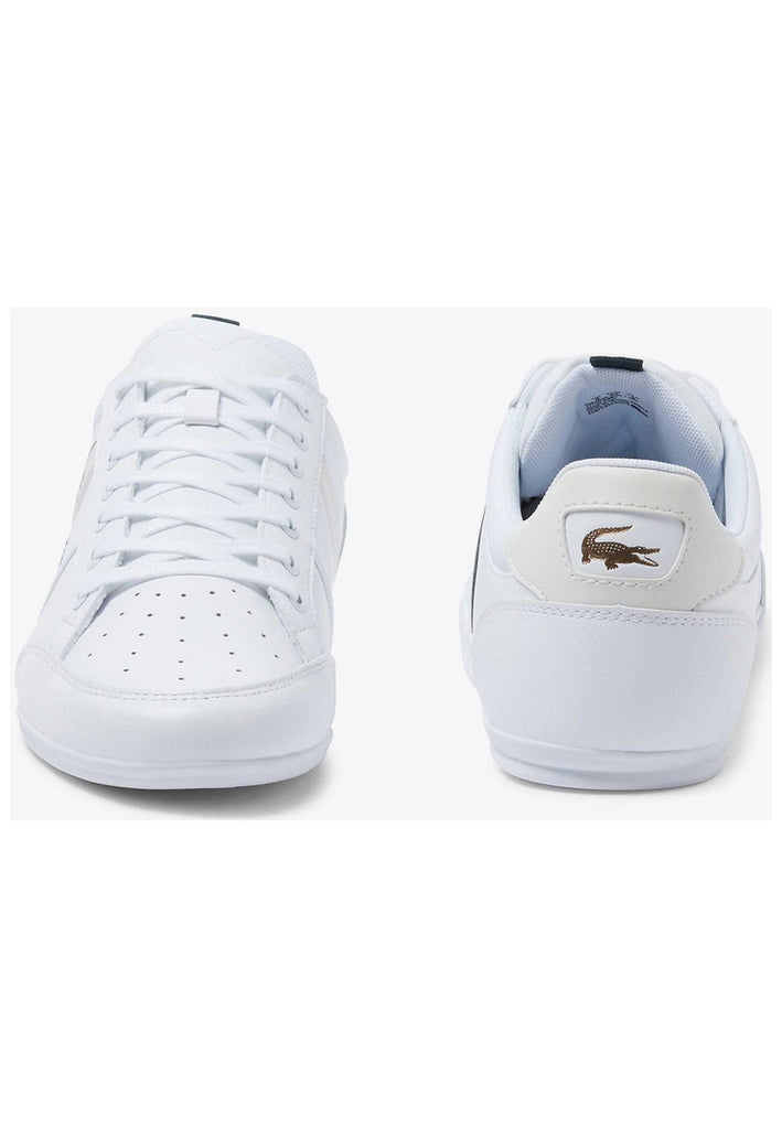 Lacoste Sneaker Leder/Textil Weiß/Beige
