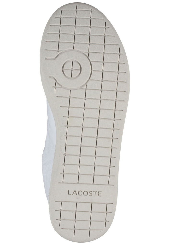 Lacoste Sneaker Leder/Textil Weiß/Beige