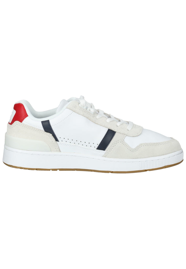 Lacoste Sneaker Leder/Textil Weiß/Blau