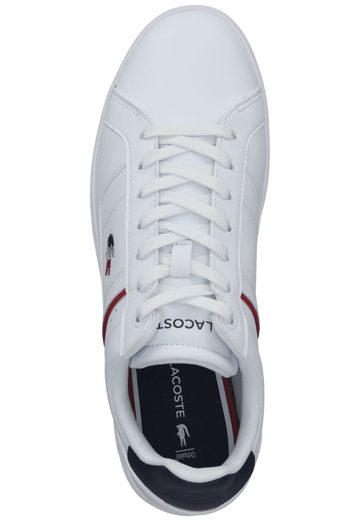 Lacoste Sneaker Leder/Textil Weiß/Blau