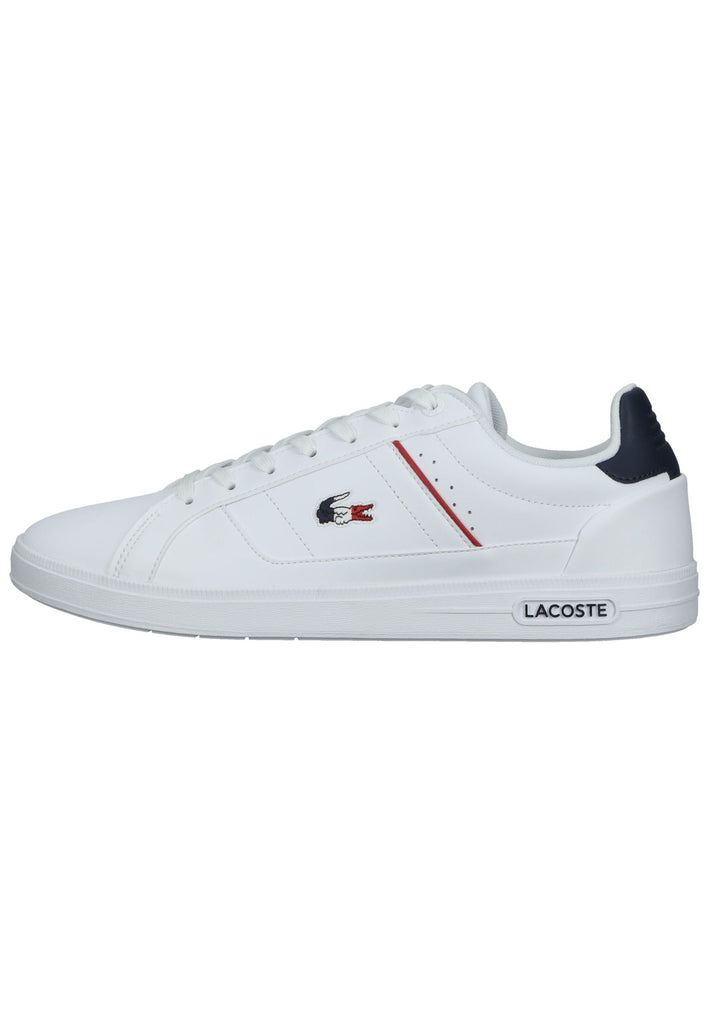 Lacoste Sneaker Leder/Textil Weiß/Blau