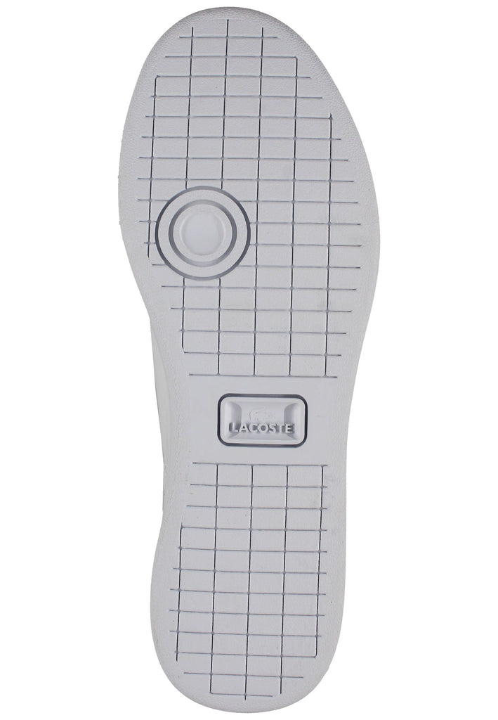 Lacoste Sneaker Leder/Textil Weiß/Blau