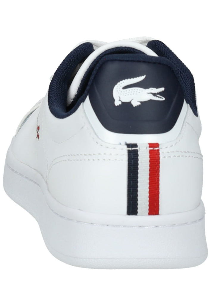 Lacoste Sneaker Leder/Textil Weiß/Blau