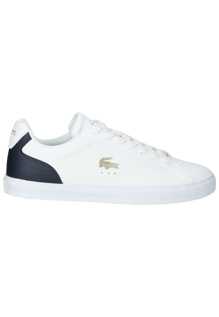Lacoste Sneaker Leder/Textil Weiß/Blau