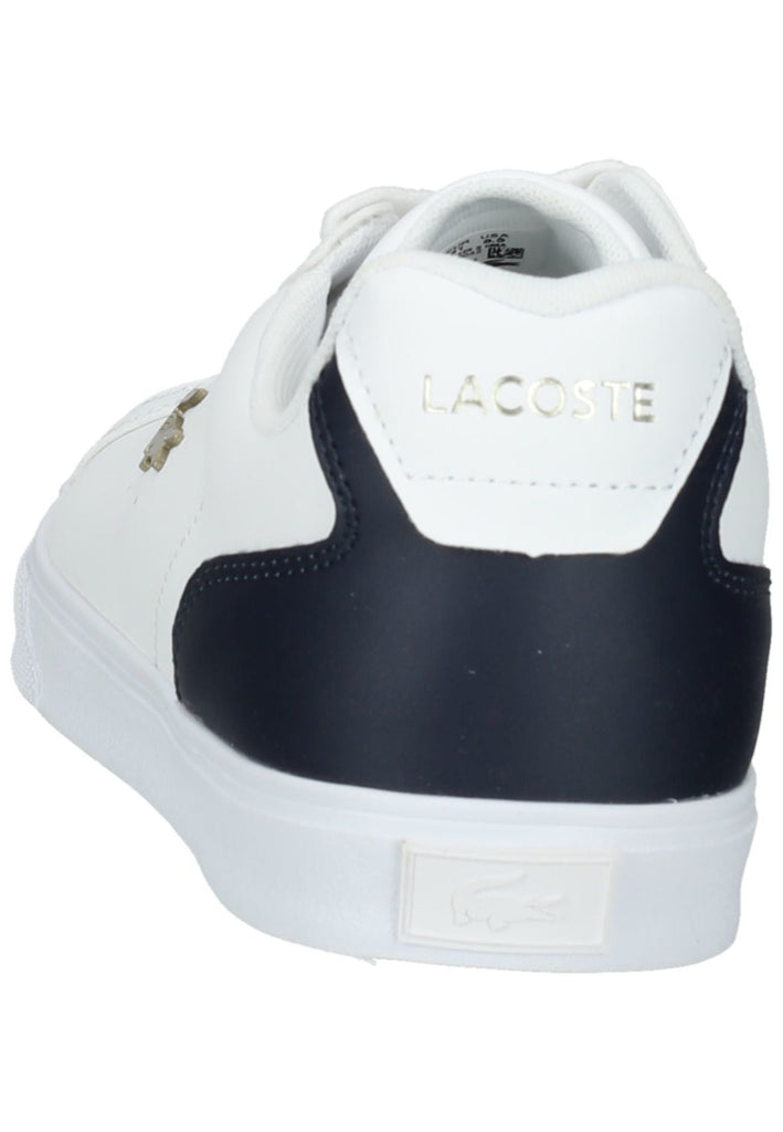 Lacoste Sneaker Leder/Textil Weiß/Blau