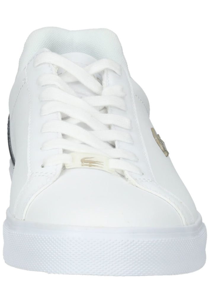 Lacoste Sneaker Leder/Textil Weiß/Blau