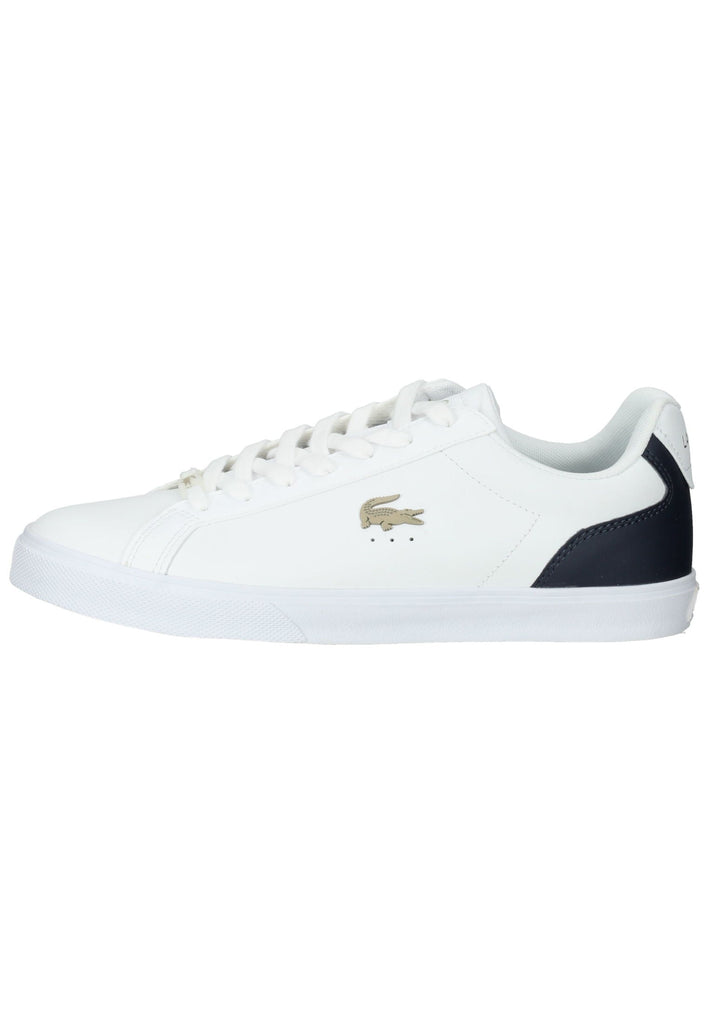 Lacoste Sneaker Leder/Textil Weiß/Blau