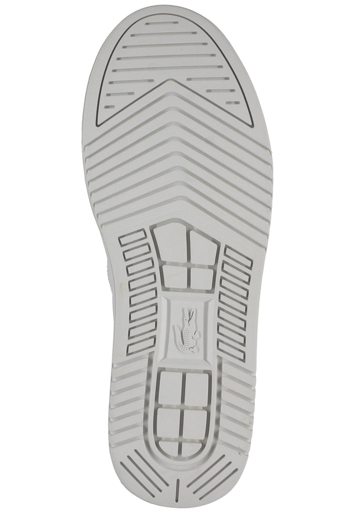 Lacoste Sneaker Leder/Textil Weiß/Blau