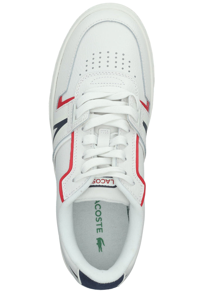 Lacoste Sneaker Leder/Textil Weiß/Blau