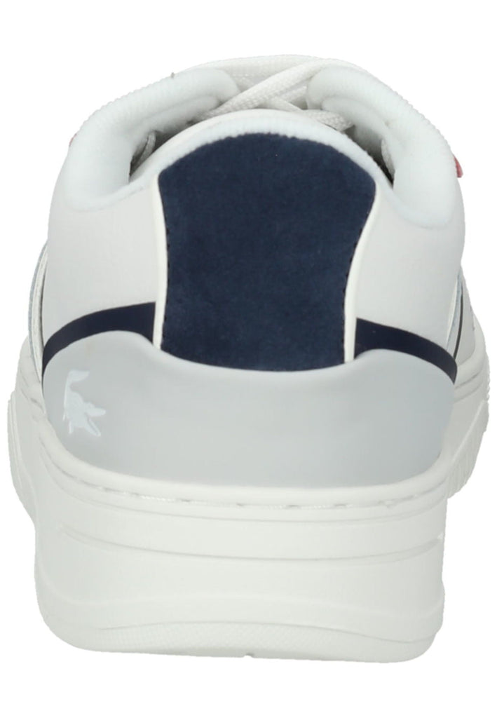 Lacoste Sneaker Leder/Textil Weiß/Blau