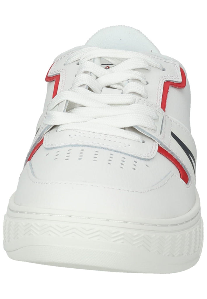 Lacoste Sneaker Leder/Textil Weiß/Blau