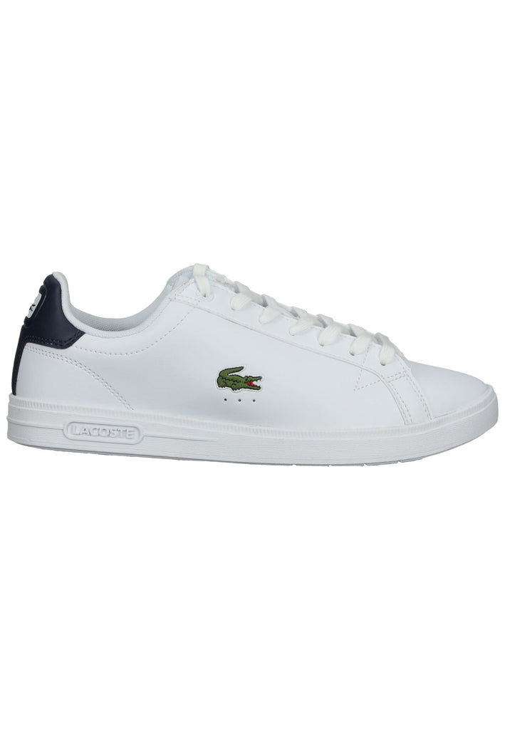 Lacoste Sneaker Leder/Textil Weiß/Blau