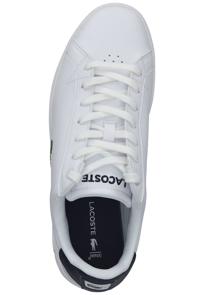 Lacoste Sneaker Leder/Textil Weiß/Blau