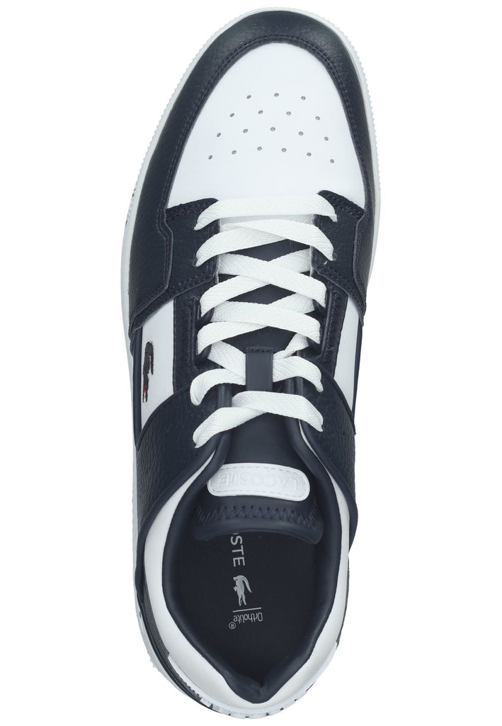 Lacoste Sneaker Leder/Textil Weiß/Blau
