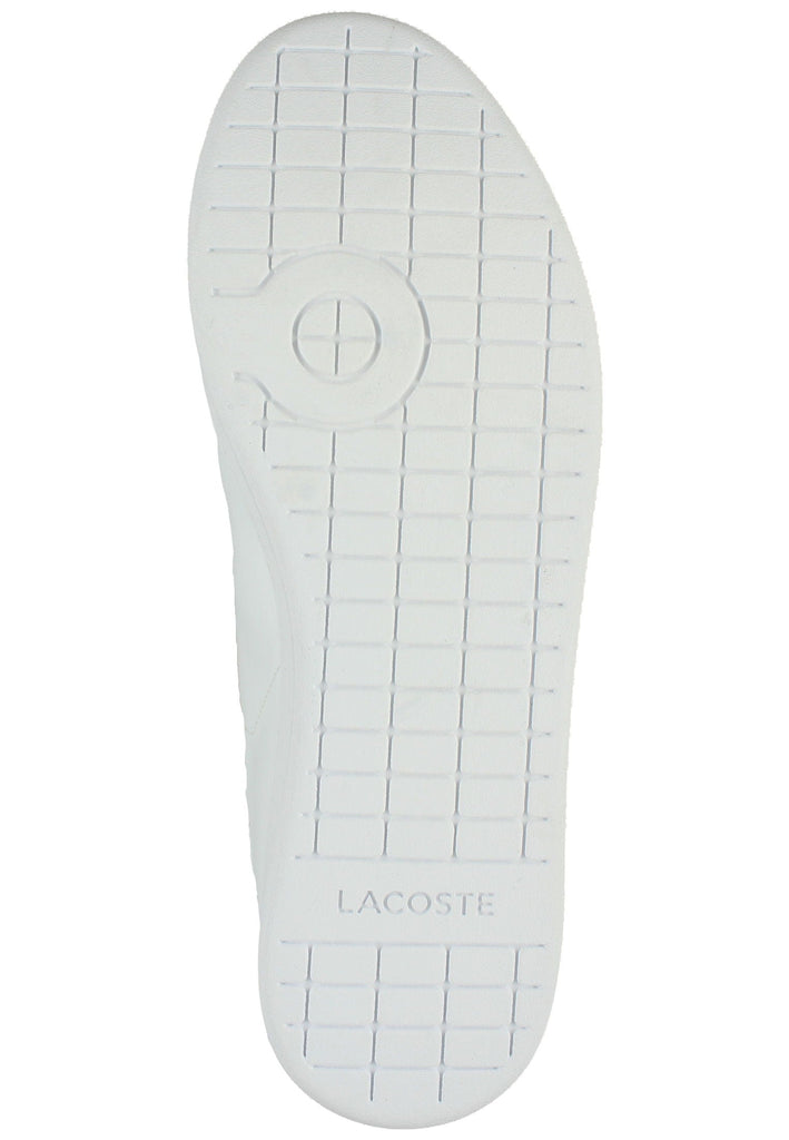 Lacoste Sneaker Leder/Textil Weiß/Blau