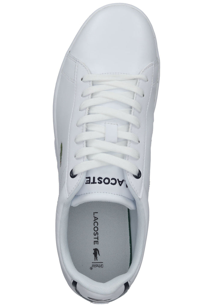 Lacoste Sneaker Leder/Textil Weiß/Blau