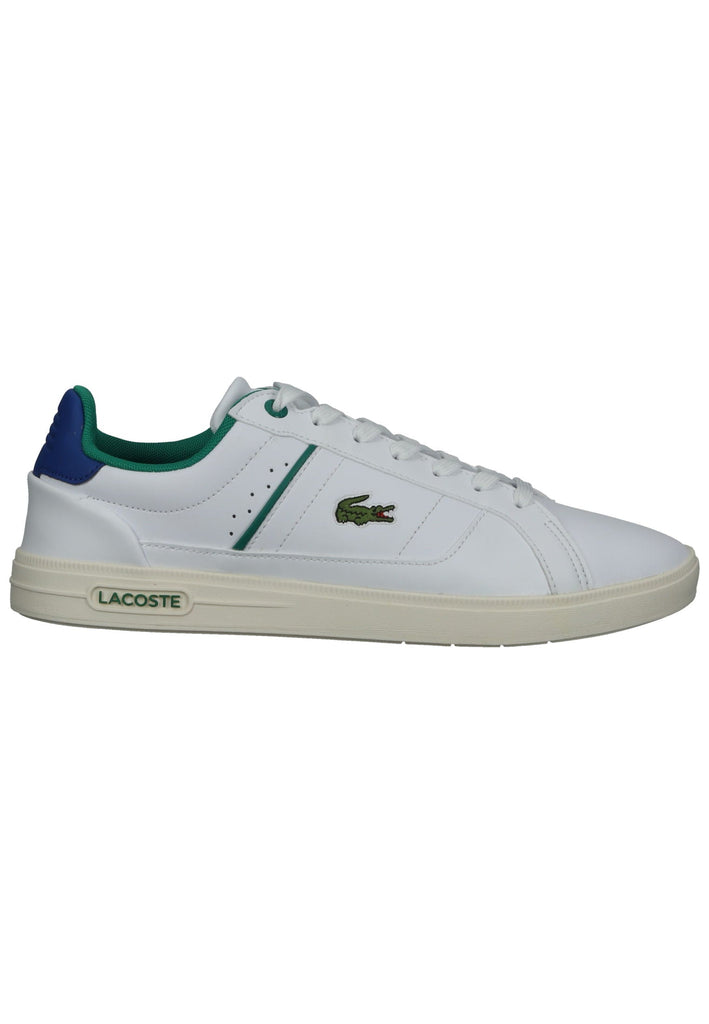Lacoste Sneaker Leder/Textil Weiß/Blau