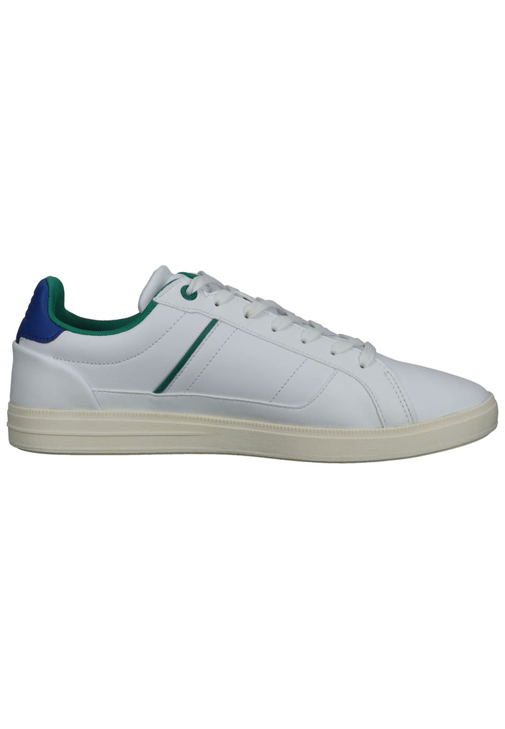 Lacoste Sneaker Leder/Textil Weiß/Blau