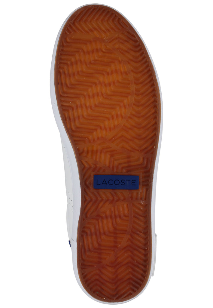 Lacoste Sneaker Leder/Textil Weiß/Blau