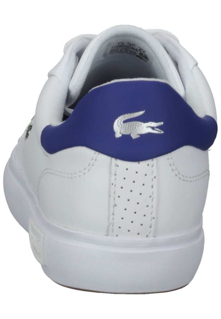 Lacoste Sneaker Leder/Textil Weiß/Blau