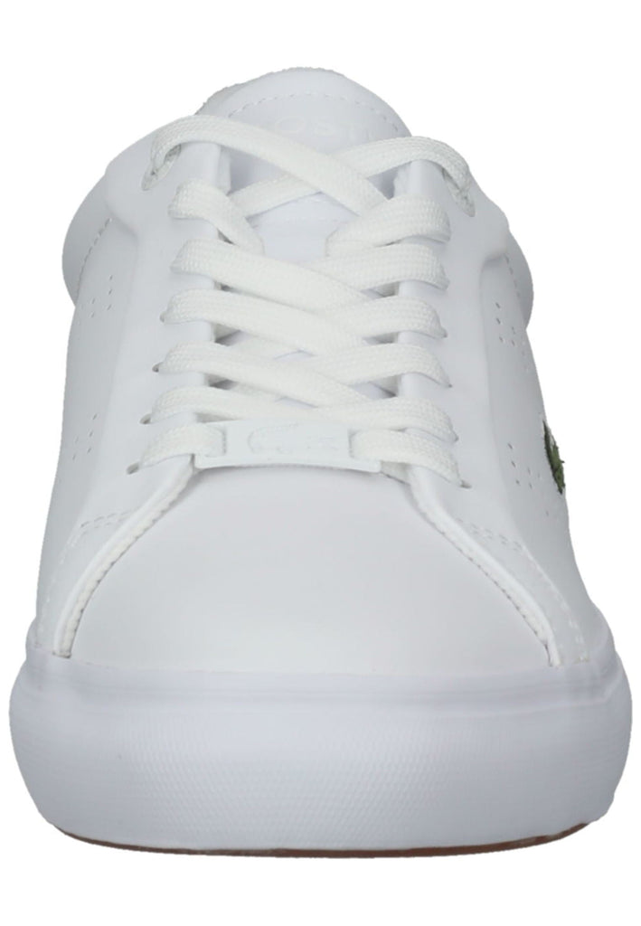 Lacoste Sneaker Leder/Textil Weiß/Blau