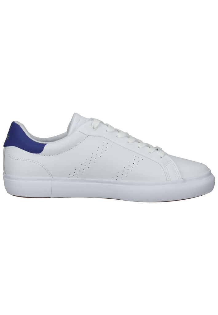 Lacoste Sneaker Leder/Textil Weiß/Blau