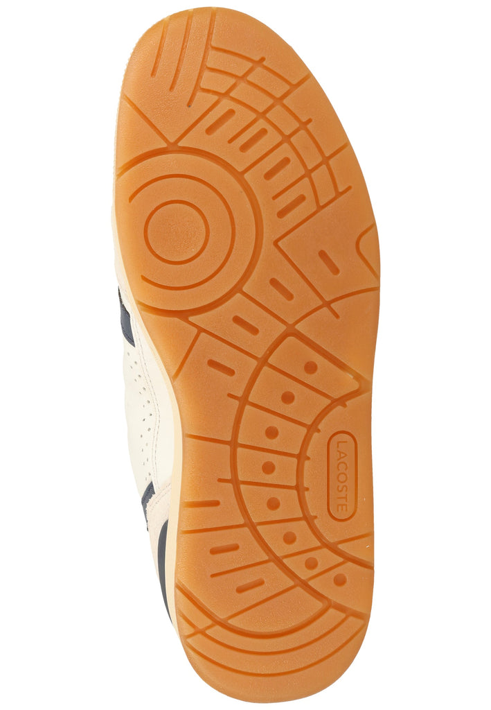 Lacoste Sneaker Leder/Textil Weiß/Blau