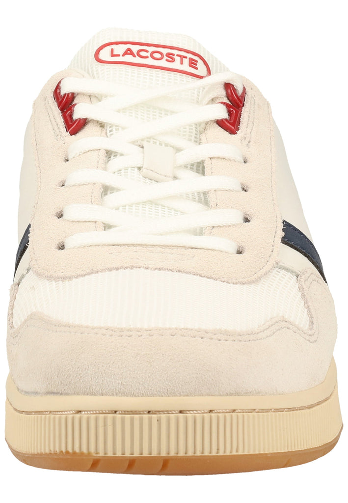 Lacoste Sneaker Leder/Textil Weiß/Blau