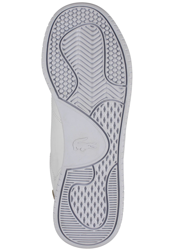 Lacoste Sneaker Leder/Textil Weiß/Gold