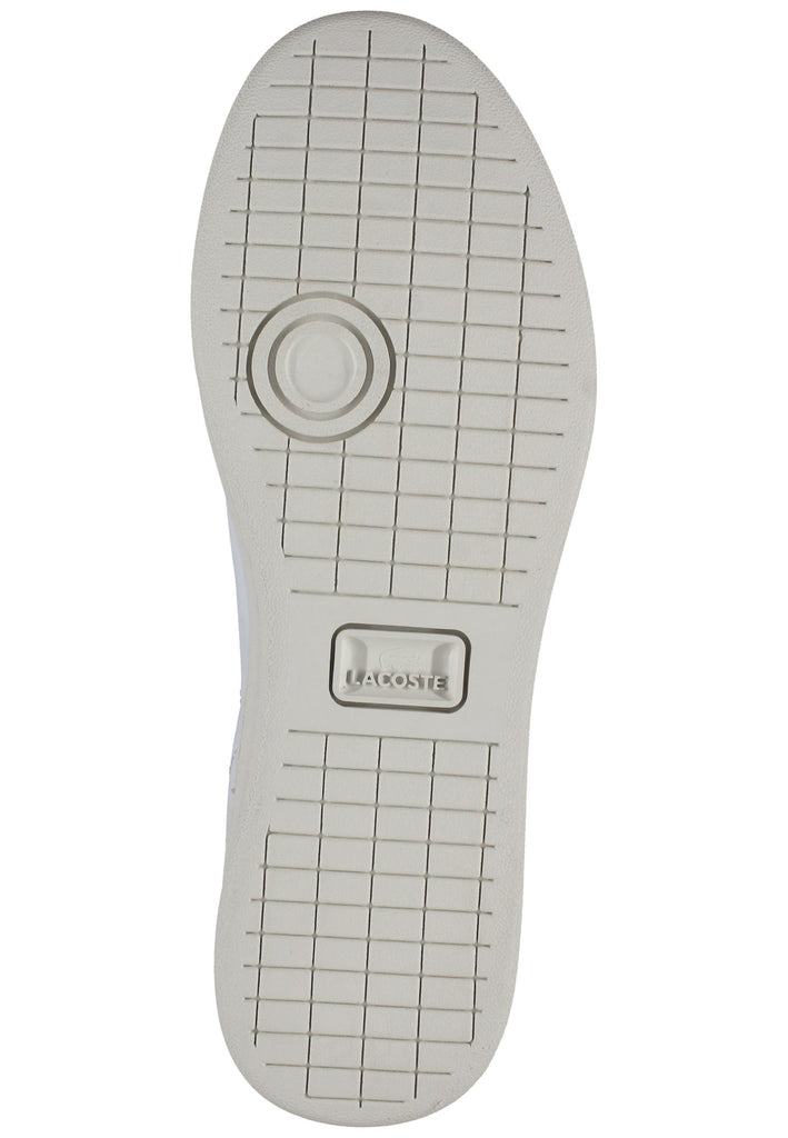 Lacoste Sneaker Leder/Textil Weiß/Grau