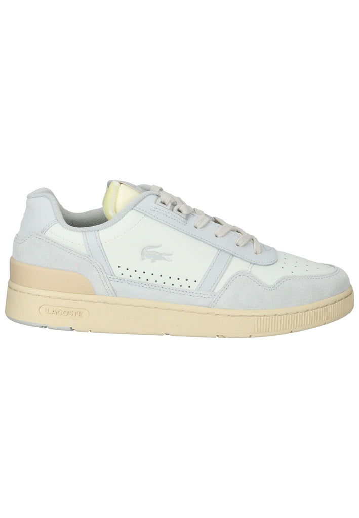 Lacoste Sneaker Leder/Textil Weiß/Grau