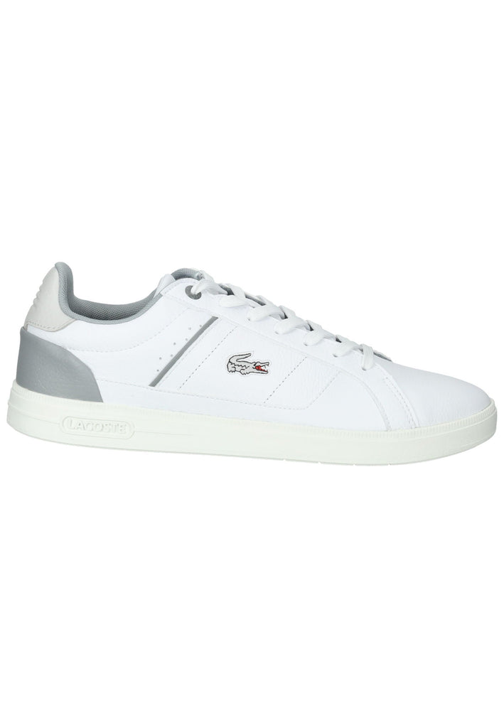 Lacoste Sneaker Leder/Textil Weiß/Grau