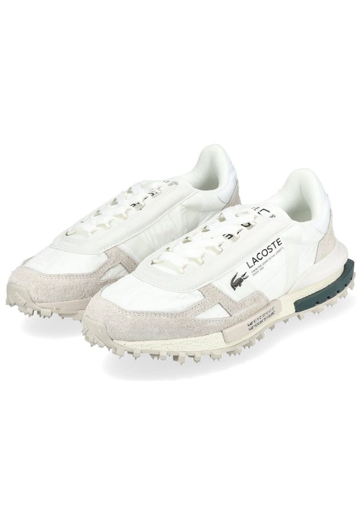 Lacoste Sneaker Leder/Textil Weiß/Grün