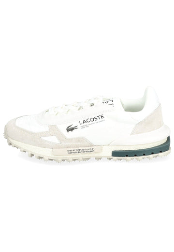Lacoste Sneaker Leder/Textil Weiß/Grün