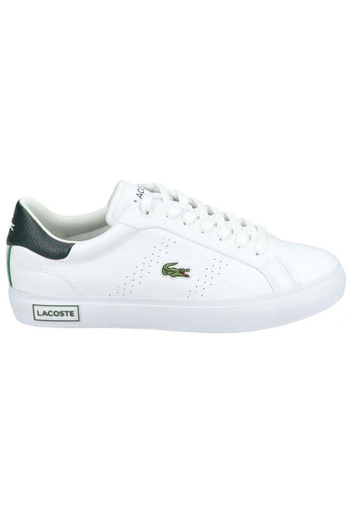 Lacoste Sneaker Leder/Textil Weiß/Grün