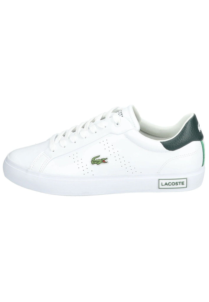 Lacoste Sneaker Leder/Textil Weiß/Grün