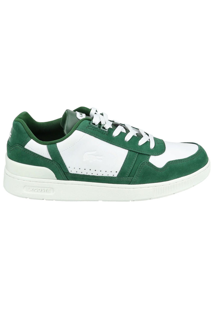 Lacoste Sneaker Leder/Textil Weiß/Grün